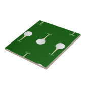 Golf Bälle Muster auf Grün Fliese (Seite)
