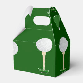 Golf Bälle Muster auf Grün Geschenkschachtel