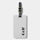 Golf Balls Abstract Design Gepäckmarke Gepäckanhänger (Vorderseite vertikal)