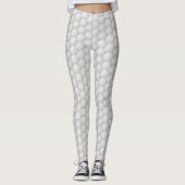Golf Balls Abstract Design Leggings (Vorderseite)