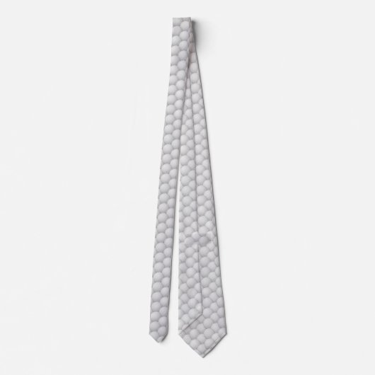 Golf Balls Abstract Design Necktie Krawatte (Rückseite)