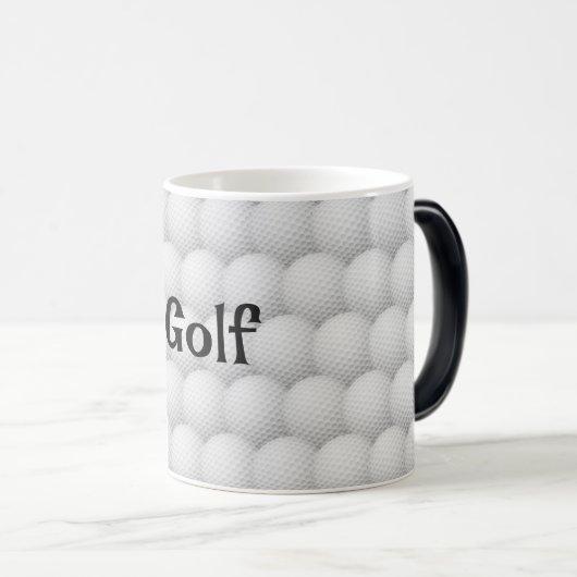 Golf Balls Abstract Design Tasse (VorderseiteRechts)
