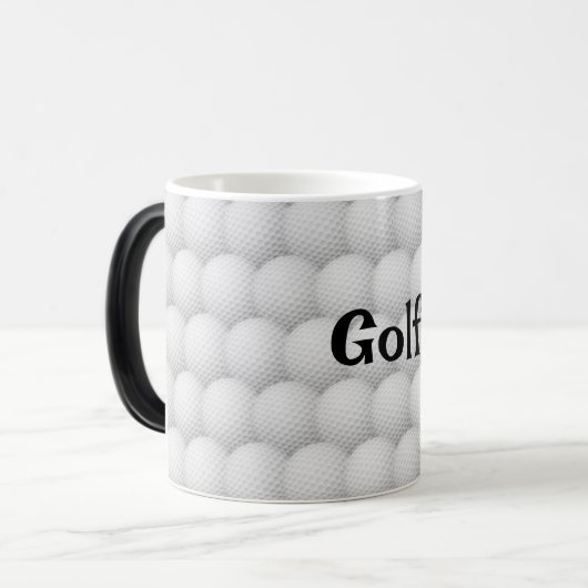 Golf Balls Abstract Design Tasse (Vorderseite Links)
