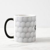 Golf Balls Abstract Design Tasse (Links)