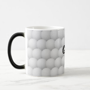 Golf Balls Abstract Design Tasse