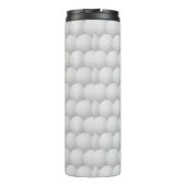 Golf Balls Abstract Design Thermal Tumbler Thermosbecher (Rückseite)