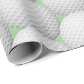 Golf Balls Abstract Design Wrapping Paper Roll Geschenkpapier (Rolleneckpunkt)