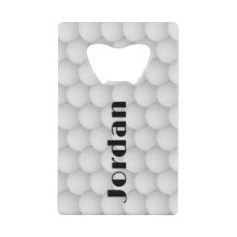 Golf Balls Abstraktes Design Flaschenabdeckung
