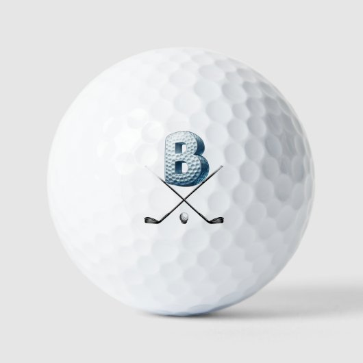 Golf Balls - Alpha-Nummer-LETTER B Golfball (Vorderseite)