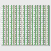 Golf Balls auf dem T-Shirt Sage Tan und White Geschenkpapier (Flach)