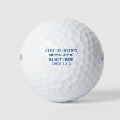 Golf Balls - benutzerdefinierte Favoriten oder GIF Golfball (Vorderseite)