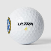 Golf Balls - Blau - Personalisiert - Erste Schritt Golfball (Logo)
