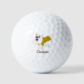 Golf Balls British Bulldog Design Golfball (Vorderseite)