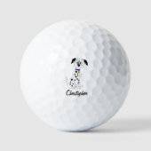 Golf Balls Dalmatiner Dog Design Golfball (Vorderseite)