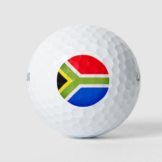 Golf Balls der südafrikanischen Flagge Golfball (Vorderseite)