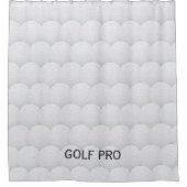 Golf Balls Design Duschvorhang (Vorderseite)