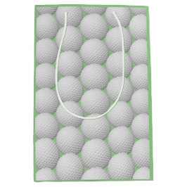 Golf Balls - Design-Geschenktasche Mittlere Geschenktüte