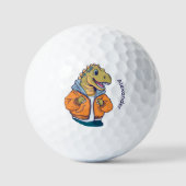 Golf Balls Dinosaurier Golfball (Vorderseite)