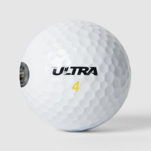 Golf Balls für den Apollo 11 50th Jubiläum. Golfball (Logo)