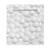 Golf Balls für Notebook Notizblock (Vorderseite)
