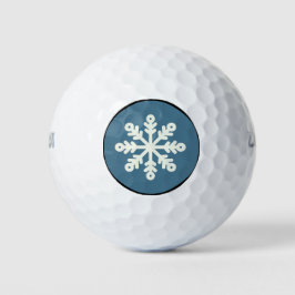 Golf Balls für Urlaub / Snowflake Design Golfball