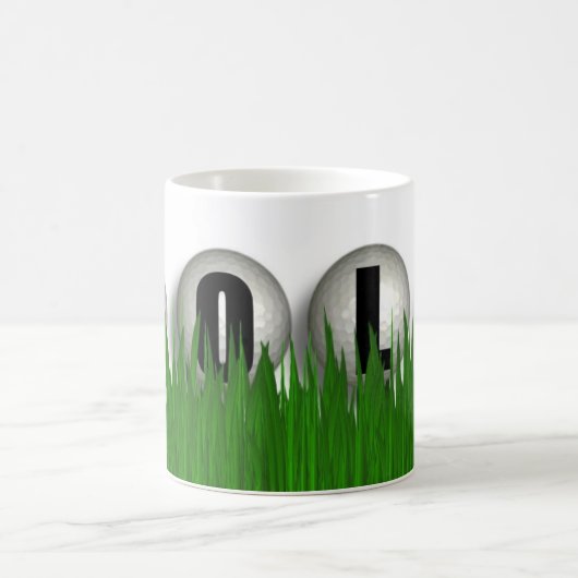 Golf Balls Golf Game Coffee Cup Tasse (Mittel)