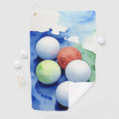 Golf Balls Golf Handtuch (Insitu)