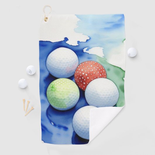 Golf Balls Golf Handtuch (Insitu)
