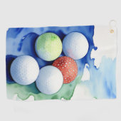 Golf Balls Golf Handtuch (Horizontal)
