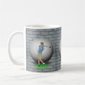 Golf Balls Golfer Tasse (Links)