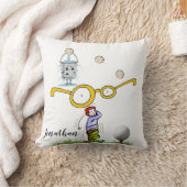 Golf Balls Golfer wirbelkissen Kissen (Decke)