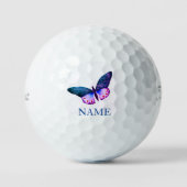 Golf Balls HÜBSCHE SCHALTFLÄCHE MIT INDIVIDUELLE N Golfball (Vorderseite)