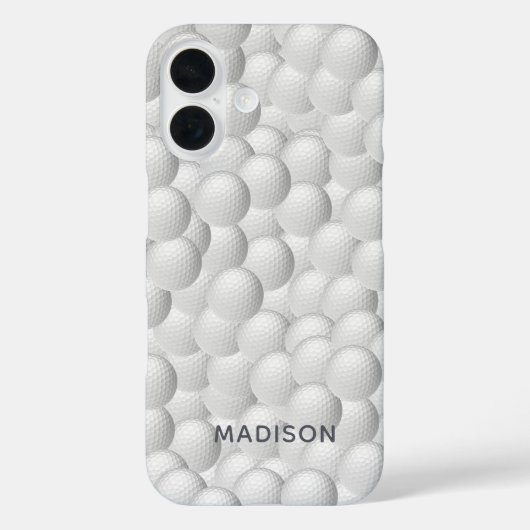 Golf Balls individuelle Name Telefongehäuse Case-Mate iPhone Hülle (Rückseite)