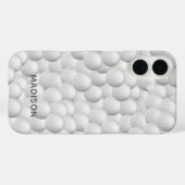 Golf Balls individuelle Name Telefongehäuse Case-Mate iPhone Hülle (Rückseite (Horizontal))