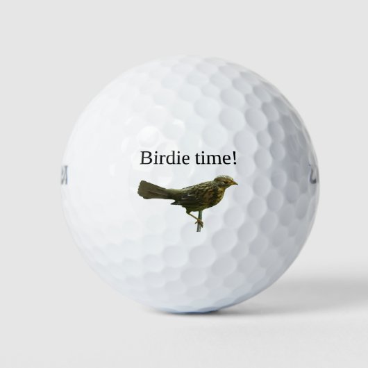 Golf Balls mit Birdie Golfball (Vorderseite)