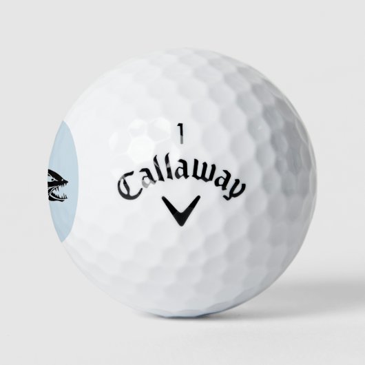 Golf Balls mit Fisch Golfball (Logo)