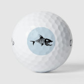 Golf Balls mit Fisch Golfball (Vorderseite)