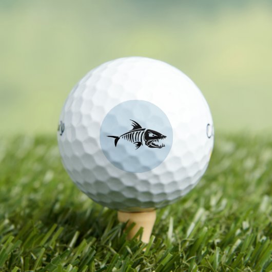 Golf Balls mit Fisch Golfball (Insitu T-Shirt)