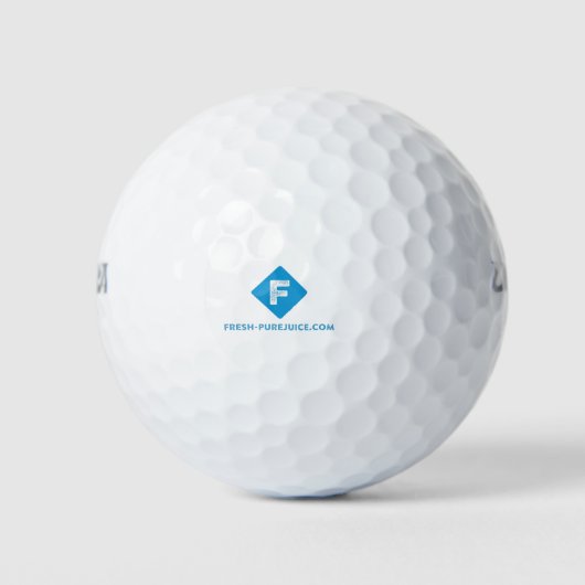 Golf Balls mit frischem Pure Juice Golfball (Vorderseite)