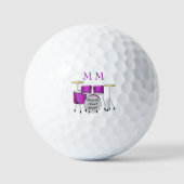 Golf Balls - Mit Monogramm Drum Kit Design Golfball (Vorderseite)