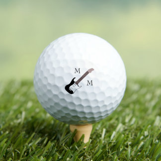 Golf Balls Mit Monogramm elektrische Gitarre Desig Golfball