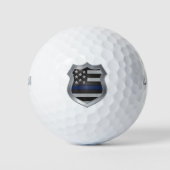 Golf Balls mit Thin Blue Line Golfball (Vorderseite)