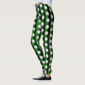 Golf Balls Muster | Coole Girly-Sport-Geschenke Leggings (Links)