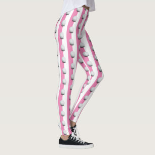 Golf Balls Muster   Cooles gürtelrosa Sportgesche Leggings
