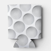 Golf Balls Muster | Name des Spielers Dosenkühler (Rückseite)