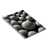 Golf Balls-MusterNotebook Notizblock (Rechte Seite)