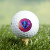 Golf Balls Neon Wyrm Emblem Golfball (Insitu T-Shirt)