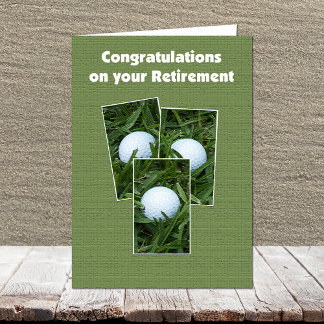 Golf Balls - Rentenkarte Karte