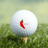 Golf Balls Roter Chili Pepper Design Golfball (Insitu T-Shirt)