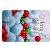Golf Balls & Shiny Ornaments Magnet (Horizontal)